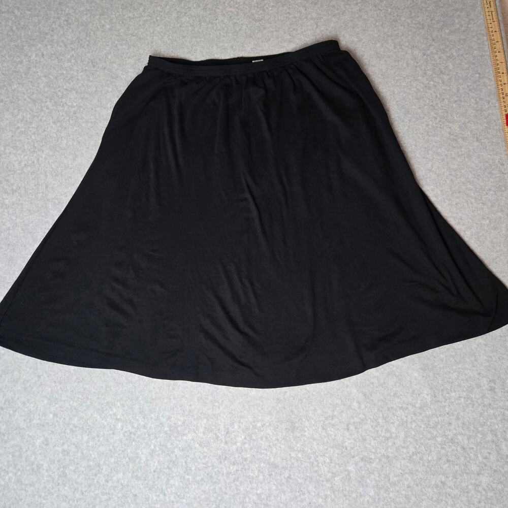 Country Store Women's XL Black Midi Casual Skirt